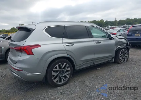 2023 Hyundai Santa Fe Calligraphy from USA, damaged, VIN 5NMS54AL5PH569169